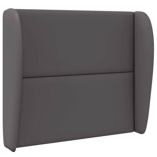 vidaXL Ureche pentru Tăblie Gri Scurt 80 x 23 x 6 cm PVC