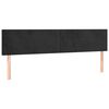 vidaXL Pat box spring cu saltea, negru, 120x190 cm, catifea