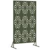 vidaXL Ecran de intimitate Oliv 100 x 50 x 180 cm Oțel