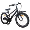 vidaXL Bicicletă pentru Copii 18 Inci pentru 5-7 ani Negru