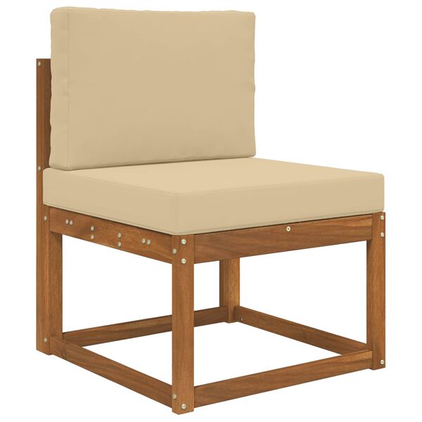 vidaXL Perna pentru canapea de exterior 2 pcs Bej Poliester