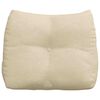 vidaXL Perna pentru spate Crem 60 x 24 x 50 cm țesătură