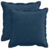 vidaXL Husă pentru pernă 2 buc. HOUTEN Albastru marin 35 x 35 cm cord