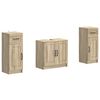 vidaXL Set de cabinet pentru baie cu 3 piese UTRECHT Stejar Sonoma