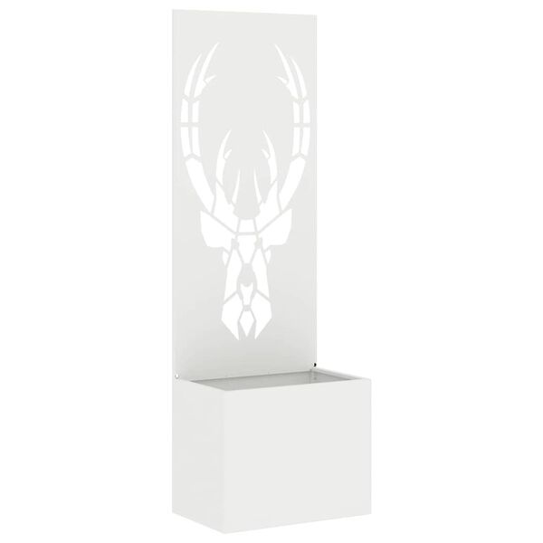 vidaXL Ecran de intimitate pentru grădină Animal Print Alb 50 x 140 cm