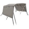 vidaXL Parasolar Bimini 3 arcuri pereți laterali, 183x(185-198)x137 cm