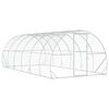 vidaXL Căsuță pentru pui Argintiu 600 x 300 x 200 cm Oțel Galvanizat