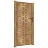 vidaXL Poartă de grădină 100x175 cm, oțel Corten, design pătrat