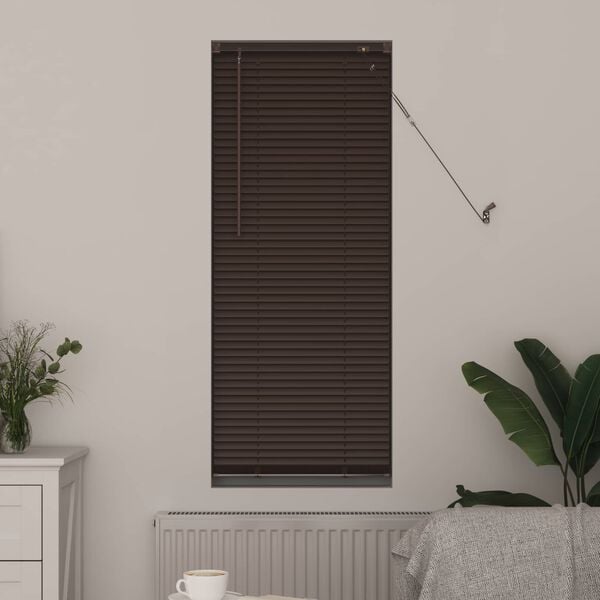 vidaXL Jaluzea venetiană Maro &Icirc;ntunecat cu Model 150 x 40 cm PVC