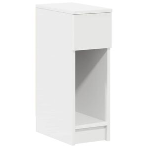 vidaXL Noptiera cu sertar alb 20x36x60 cm