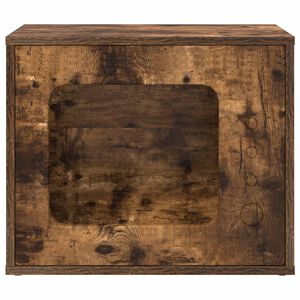 vidaXL Casa pentru pisici Stejar fumuriu 51 x 30 x 42 cm Lemn compozit