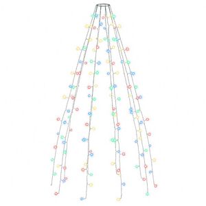 vidaXL Instalație brad de Crăciun cu 150 LED-uri colorate 150 cm
