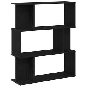 vidaXL Bibliotecă stejar negru 80x24x96 cm lemn prelucrat