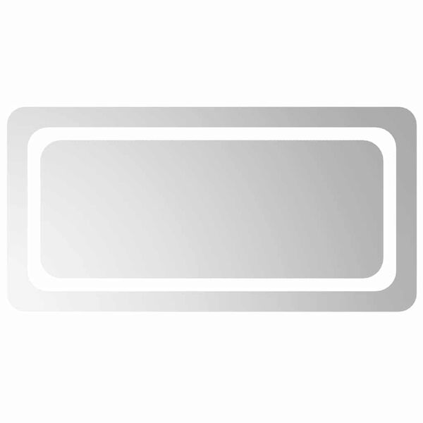 vidaXL Oglindă de baie cu LED, 80x40 cm