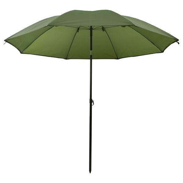 vidaXL Umbrelă pentru Pescuit Galben armata 240 x 210 cm