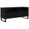 vidaXL Cabinet TV cu sertar Stejar Negru 100 x 34,5 x 44,5 cm