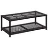 vidaXL Banchetă pantofar, negru, 80 x 40 x 30 cm, poliratan