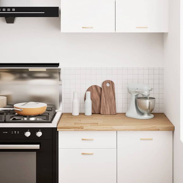 vidaXL Blat de bucătărie lemn masiv de stejar dreptunghiular