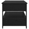 vidaXL Masă de cafea Stejar Negru 70 x 50 x 54.5 cm Lemn compozit