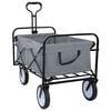 vidaXL Trolley Manevrabil Pliabil Gri 94 x 53 x 99 cm Tesătură Oxford