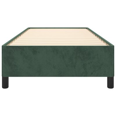 vidaXL Cadru de pat, verde închis, 80x200 cm, catifea