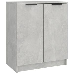 vidaXL Pantofar, gri beton, 59x35x70 cm, lemn prelucrat