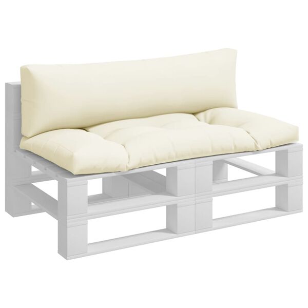 vidaXL Perne de paleți, 2 buc., nisipiu, material textil