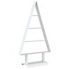 vidaXL Pom de Crăciun din metal KUOPIO 60 cm Oțel Alb