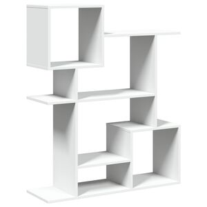 vidaXL Bibliotecă/separator cameră alb 92x29x112 cm lemn prelucrat