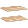 vidaXL Rafturi suspendate 2 buc. 60x30x2 cm lemn masiv acacia netratat