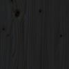 vidaXL Cadru de pat Super King, negru, 180x200 cm, lemn masiv de pin