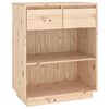 vidaXL Dulap consolă, 60x34x75 cm, lemn masiv de pin