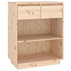 vidaXL Dulap consolă, 60x34x75 cm, lemn masiv de pin