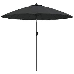 vidaXL Umbrelă de soare de exterior, st&acirc;lp aluminiu, antracit, 250 cm