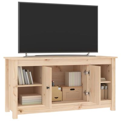 vidaXL Comodă TV, 103x36,5x52 cm, lemn masiv de pin