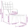 vidaXL Scaun de relaxare cu taburet, gri deschis,textil
