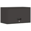 vidaXL Dulap de perete pentru garaj Negru 60 x 33 x 35 cm