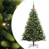 vidaXL Pom de Crăciun Artificial cu Ramuri Hinge, 150 LED-uri Verde