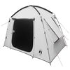vidaXL Tent Cabină 3 persoană Alb Blackout Poliester