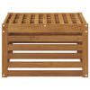 vidaXL Taburet pentru exterior Lemn Solid de Acacia natural