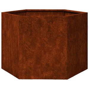 vidaXL Jardinieră, ruginiu, 60x60x45 cm, oțel corten