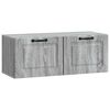 vidaXL Oglindă TV montată pe perete Sonoma gri 78,5 x 31 x 30 cm