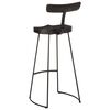 vidaXL Scaune de bar 2 buc Negru 49x43x103 cm Lemn masiv Mango