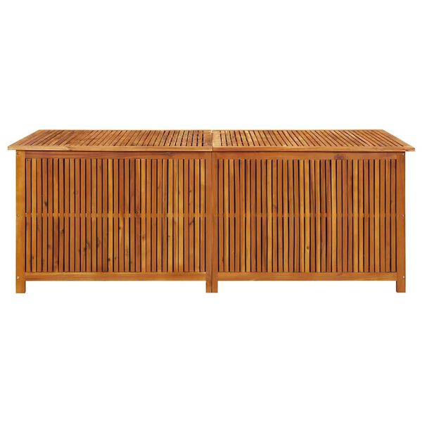 vidaXL Ladă de depozitare grădină, 200x80x75 cm, lemn masiv de acacia