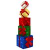 vidaXL Decorațiune de Crăciun cutie de cadou 5 buc. 125 LED-uri