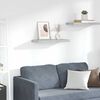 vidaXL Raft de perete suspendat, gri beton, 60x23,5x3,8 cm, MDF