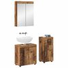 vidaXL Set de mobilier pentru baie TULUM Lemn vechi Lemn compozit