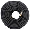 vidaXL Furtun de aer hibrid, negru, 0,6", 20 m, cauciuc și PVC