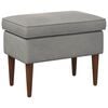 vidaXL Taburet Gri deschis 55 x 35 x 41 cm Catifea