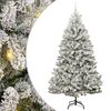 vidaXL Brad de Crăciun artificial 240 cm 300 LED-uri Alb cald